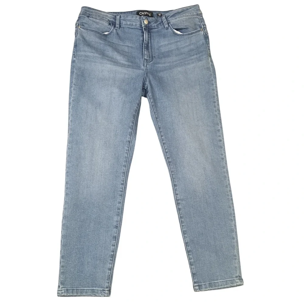 Olgyn Straight Leg Jeans Men's W32 L26 Blue Regular Fit Cotton